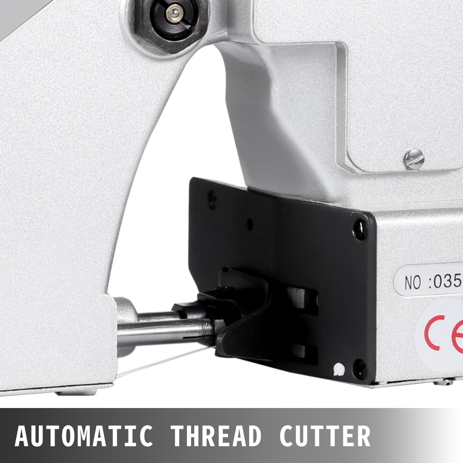 VEVOR Bag Closer Machine 110V Portable Electric Sewing Machine 90W Excellent Endurable Level Seaming Machine for Woven Snakeskin Bag Sack (Bag Closer Machine), White