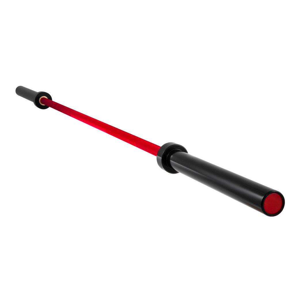 VEVOR Olympic Barbell Capacity 1200 lbs ,2-Inch Weightlifting Barbell, 33 lbs weights Lifting Full Body Workout Fitness Exercise for Weightlifting Powerlifting and Crossfit Olympic Bar Weight Bar Benc