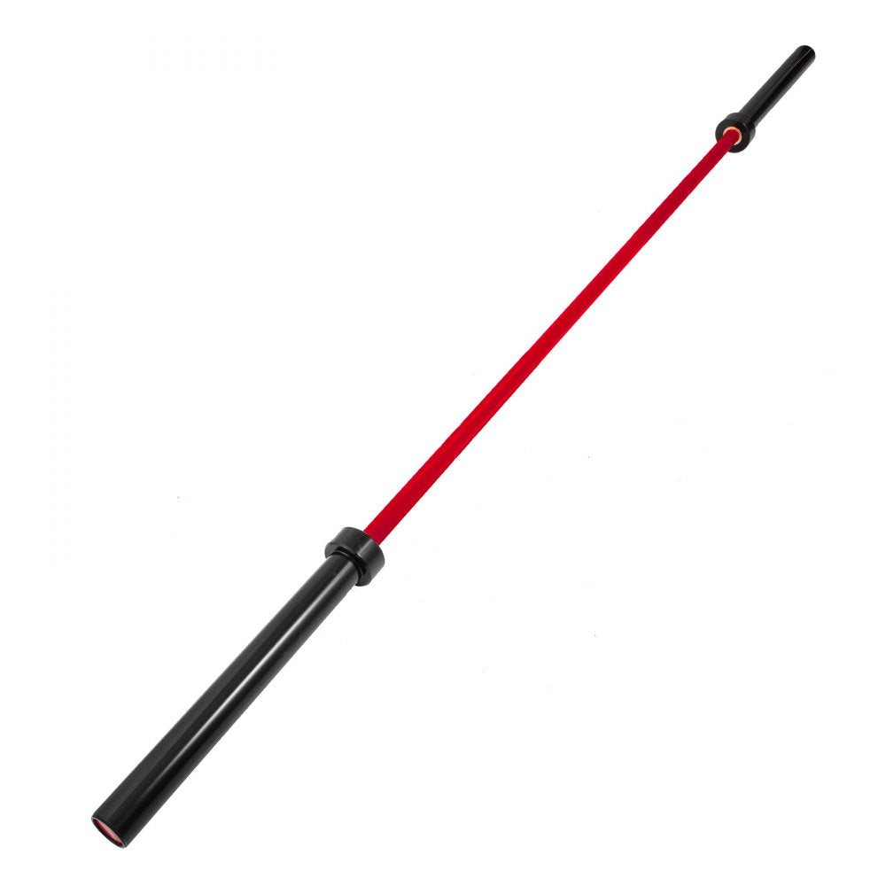 VEVOR Olympic Barbell Capacity 1200 lbs ,2-Inch Weightlifting Barbell, 33 lbs weights Lifting Full Body Workout Fitness Exercise for Weightlifting Powerlifting and Crossfit Olympic Bar Weight Bar Benc