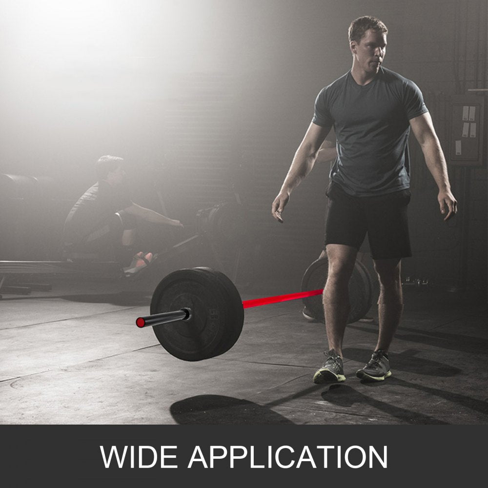 VEVOR Olympic Barbell Capacity 1200 lbs ,2-Inch Weightlifting Barbell, 33 lbs weights Lifting Full Body Workout Fitness Exercise for Weightlifting Powerlifting and Crossfit Olympic Bar Weight Bar Benc