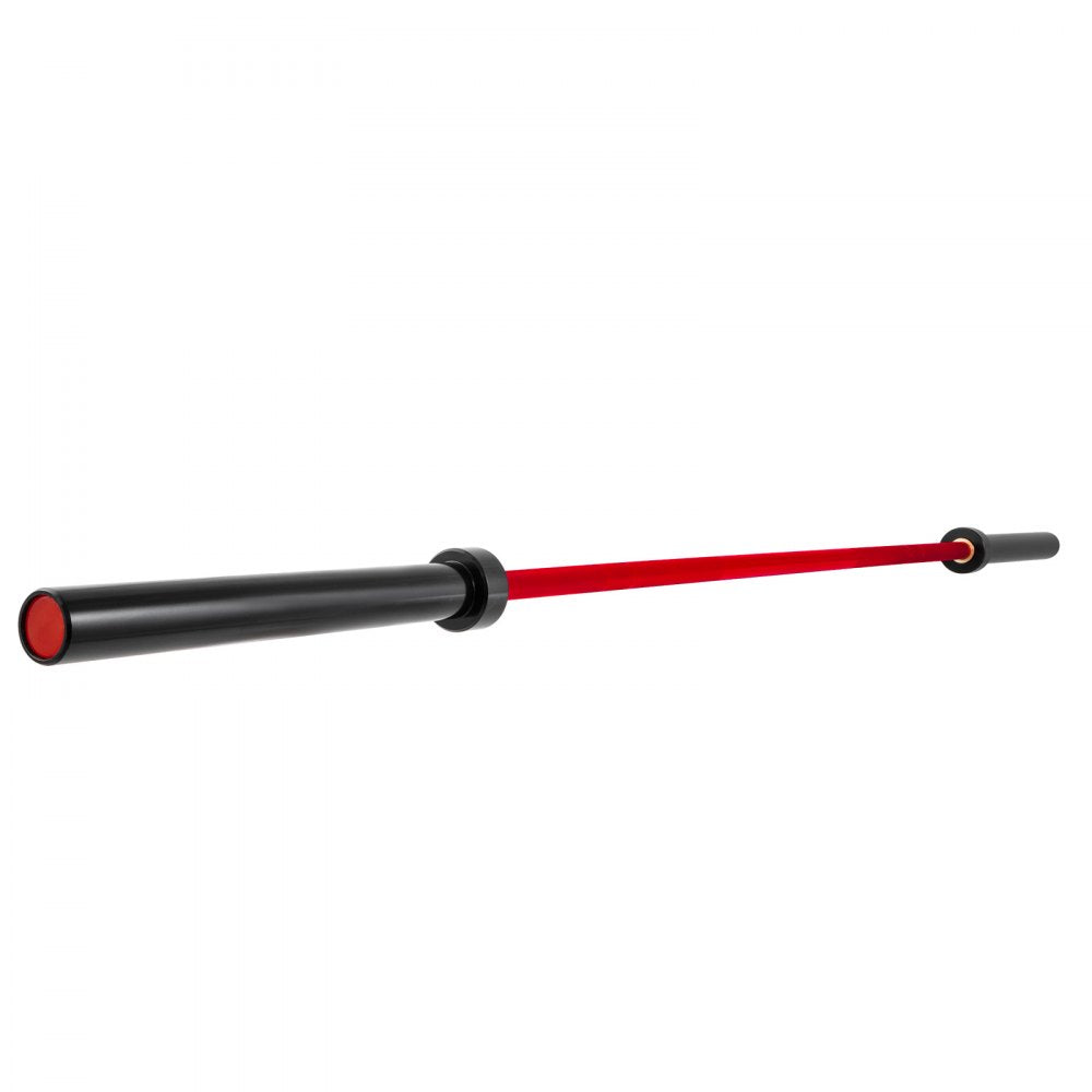 VEVOR Olympic Barbell Capacity 1200 lbs ,2-Inch Weightlifting Barbell, 33 lbs weights Lifting Full Body Workout Fitness Exercise for Weightlifting Powerlifting and Crossfit Olympic Bar Weight Bar Benc