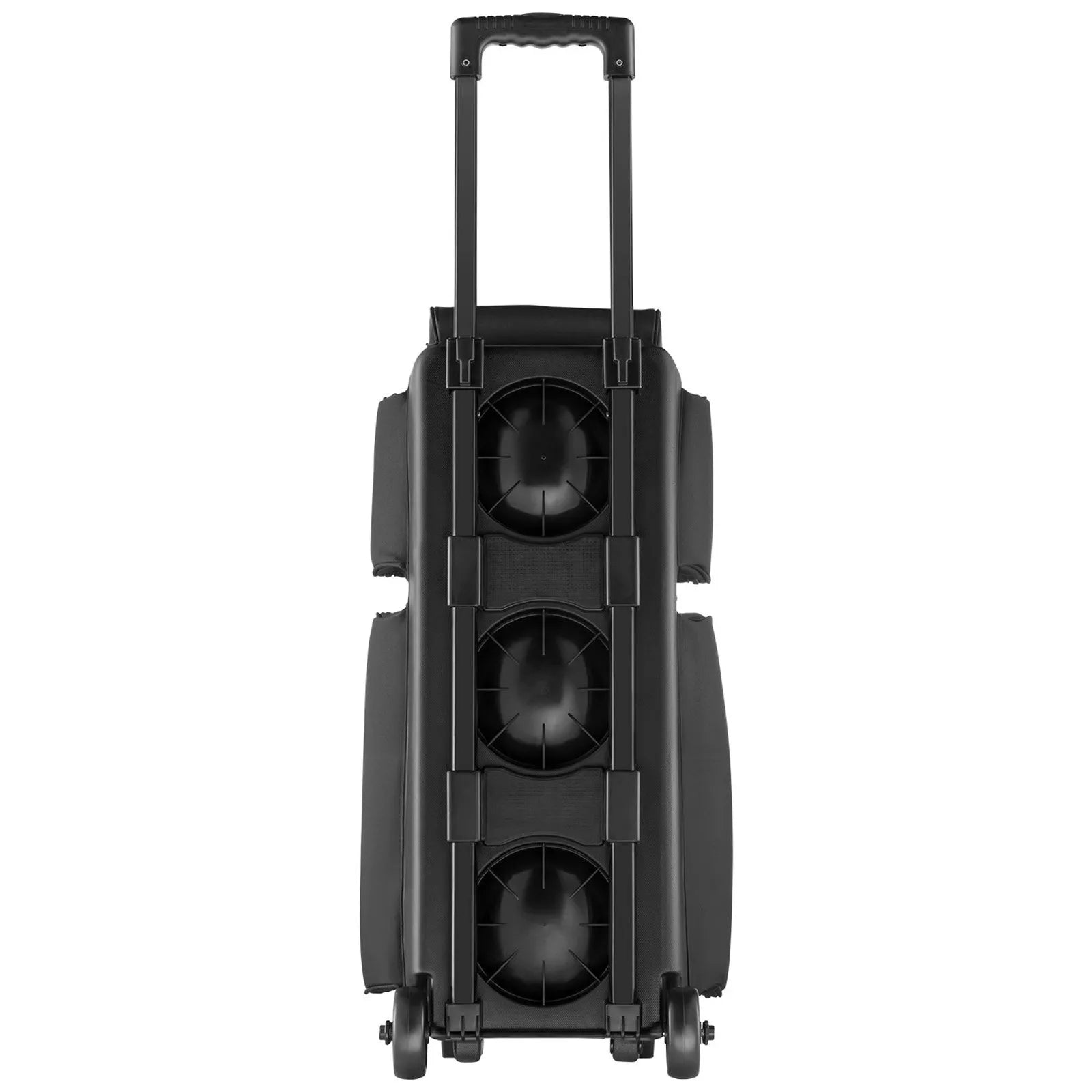 3-Ball Double Roller Bowling Bag with Wheels, Separate Shoe Compartment & Accessory Pocket