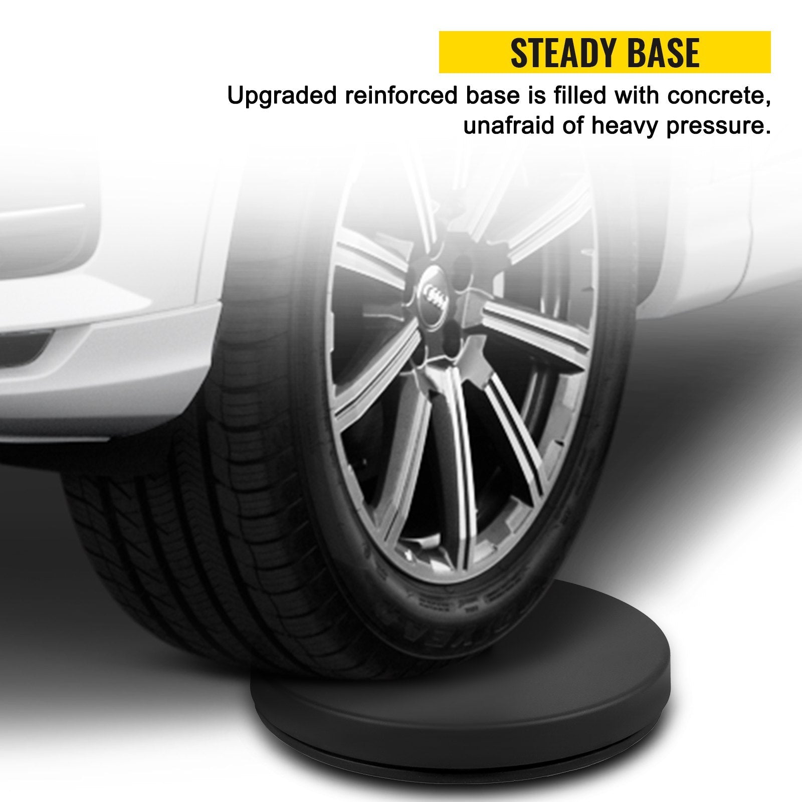 VEVOR Crowd Control Stanchion, Set of 6 Pieces Stanchion Set, Stanchion Set with 5 ft/1.5 m Black Velvet Rope, Black Crowd Control Barrier w/ Sturdy Concrete and Metal Base – Easy Connect Assembly