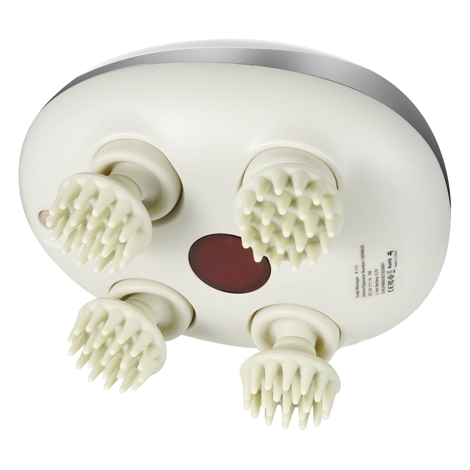 VEVOR Electric Scalp Massager with Heat Rechargeable Head Massager Waterproof