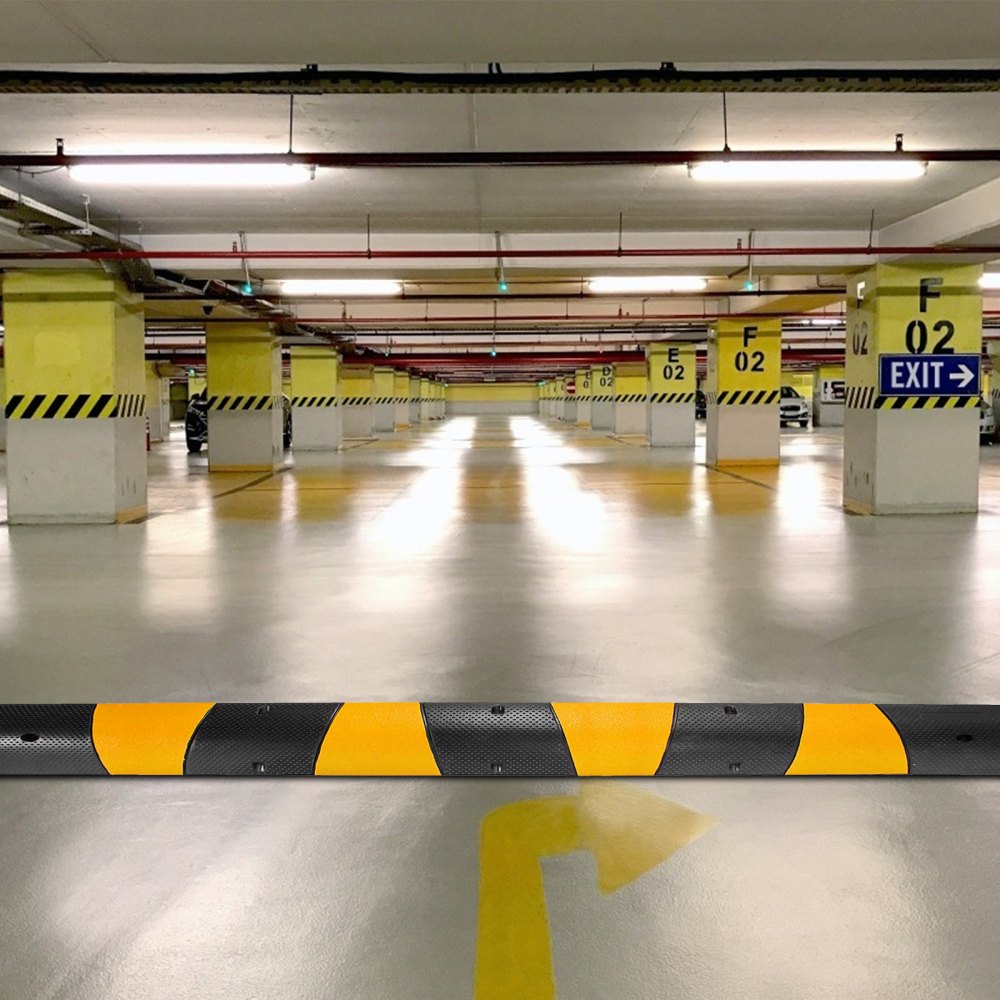 Modular Rubber Traffic Speed Bump 2 Channel Cable Protector Ramp