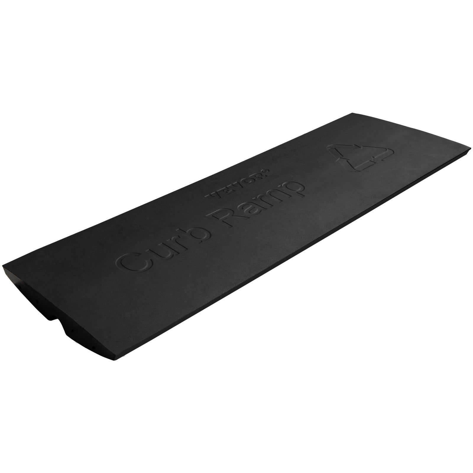VEVOR Curb Ramp, 1 Pack Rubber Driveway Ramps, Heavy Duty 32000 lbs Weight Capacity Threshold Ramp, 2.6 inch High Curbside Bridge Ramps for Loading Dock Garage Sidewalk? Expandable Full Ramp Set