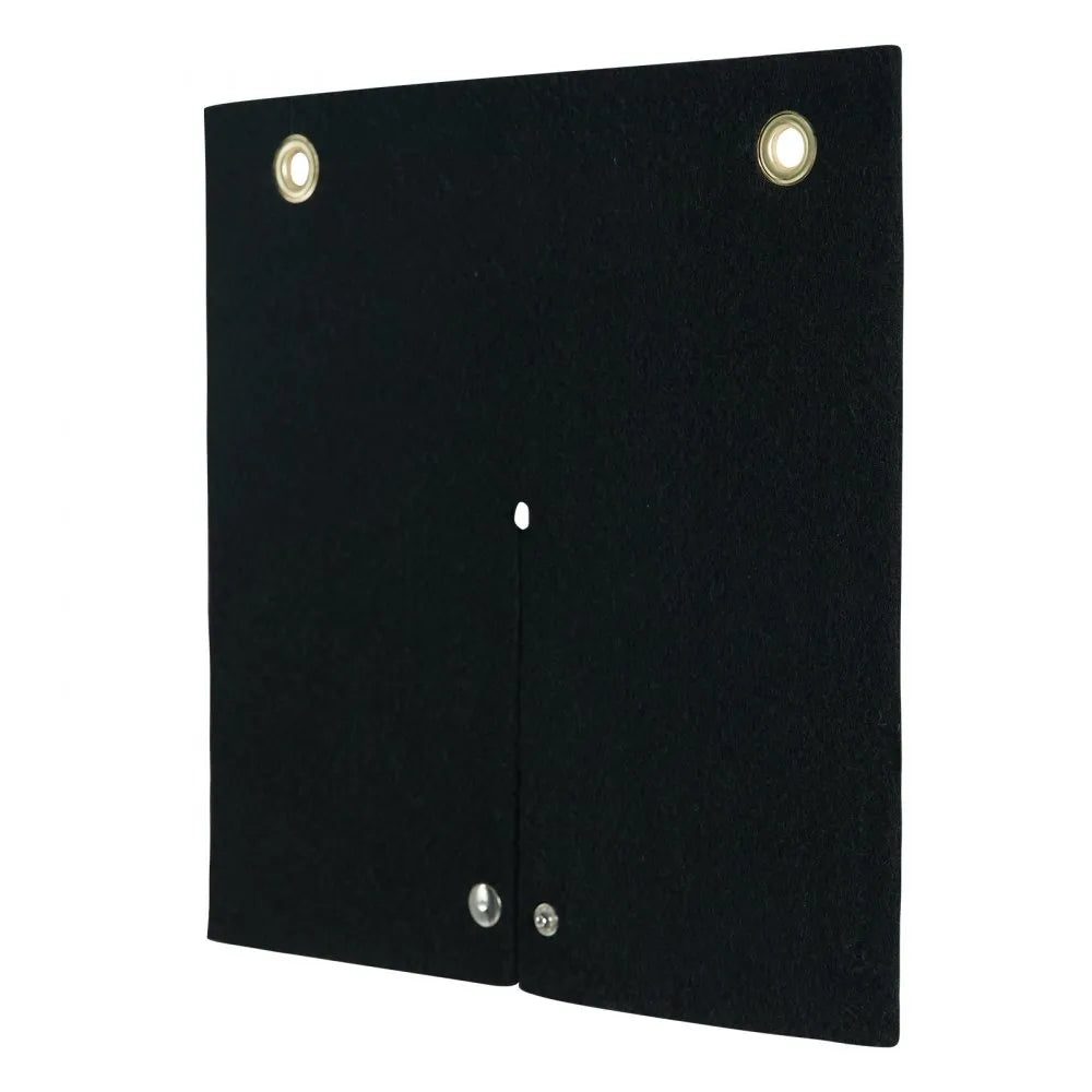 VEVOR Welding Blanket, 12" x 12" Carbon Fiber Heat Shield Welding Mat, Up To 1800°F Heat Resistant, Flame Protector Pad Plumbing Hole Propane Torch, Soldering Pad with Metal Grommets for Copper Pipe