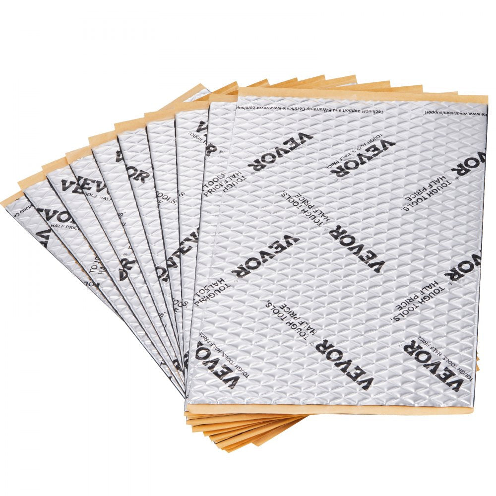VEVOR Car Sound Deadening Mat, 80 mil 36 sqft Car Sound Dampening Material, Butyl Automotive Sound Deadener, Noise Insulation and Vibration Dampening Material for Car