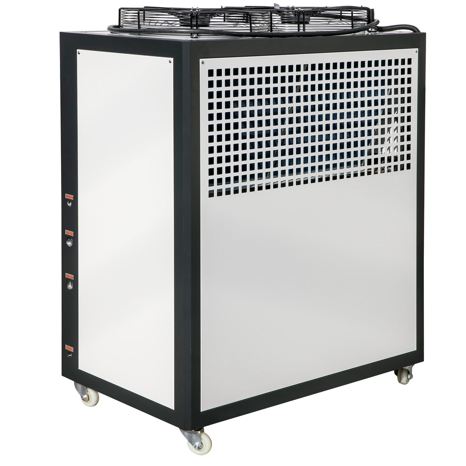 VEVOR Industrial Water Chiller, 9.4HP 16 Gal Air-Cooled Industrial Water Chiller, 15,100 Kcal/h Cooling Capacity with Finned Condenser Micro-Computer Control 60L Water Tank, for Cooling Water