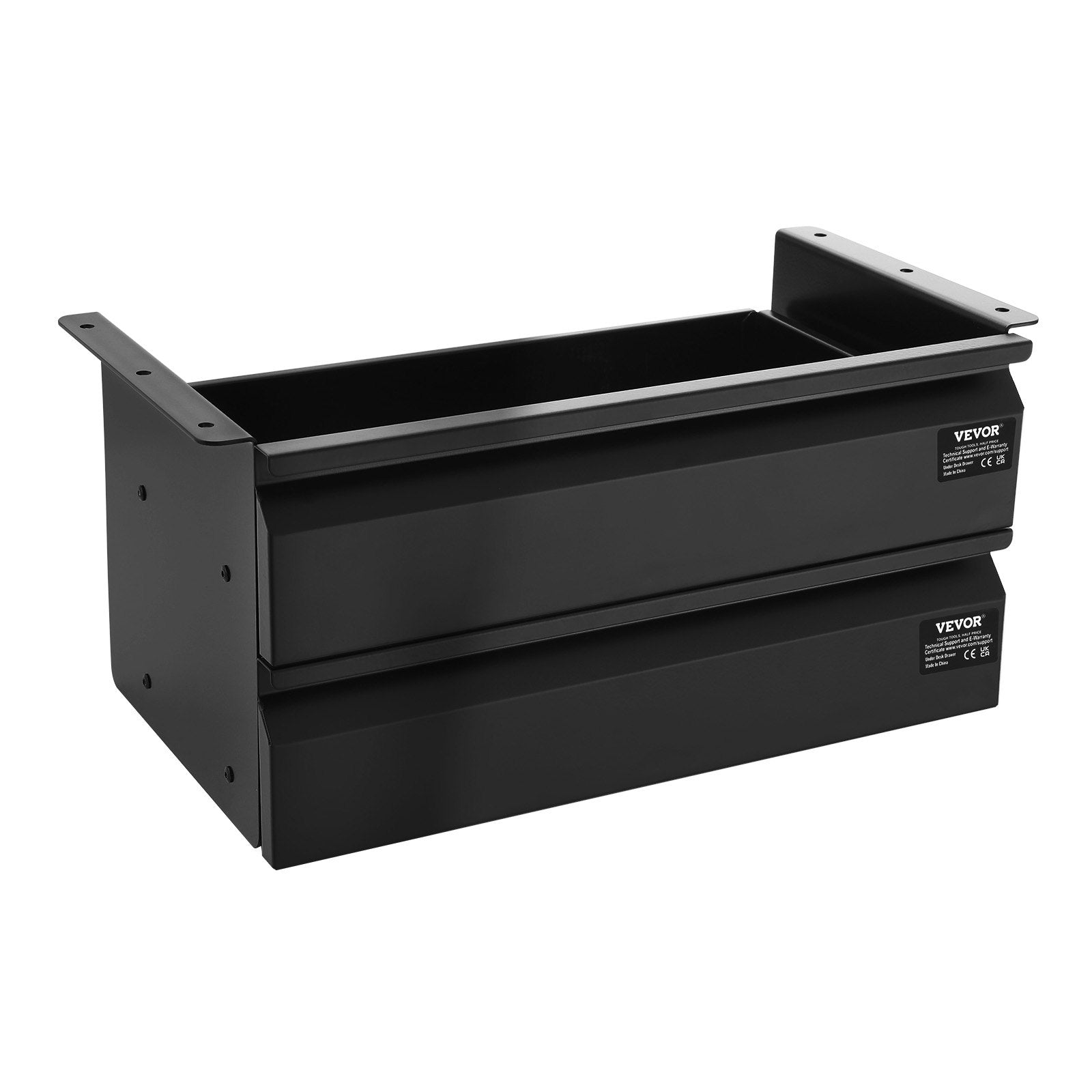 VEVOR 2 Drawer 16" Under Desk Drawer Organizer Slide-out Drawer Space Saver Home
