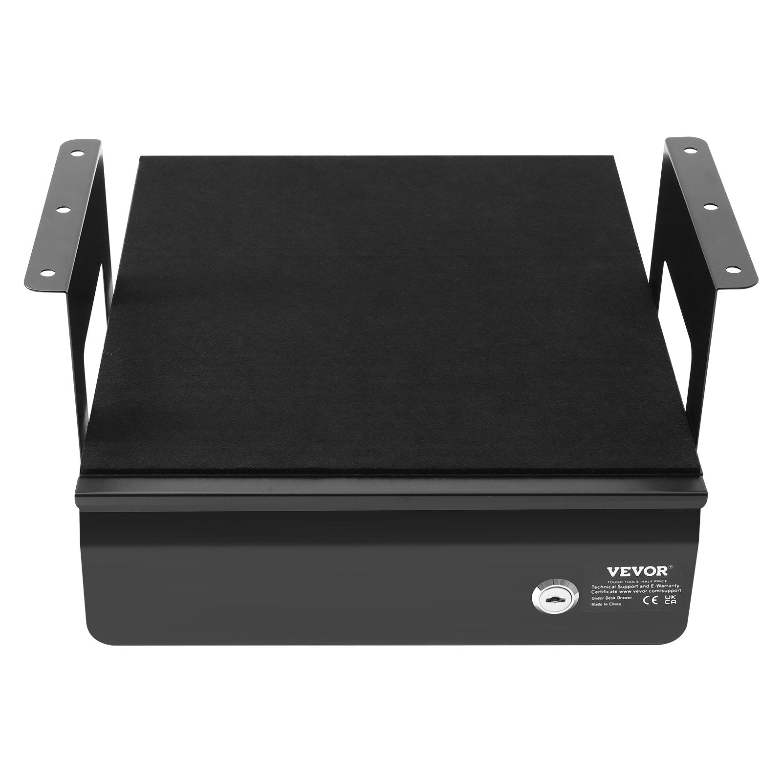 VEVOR 13" Lockable Under Desk Drawer Organizer Slide-out Drawer for Home Office