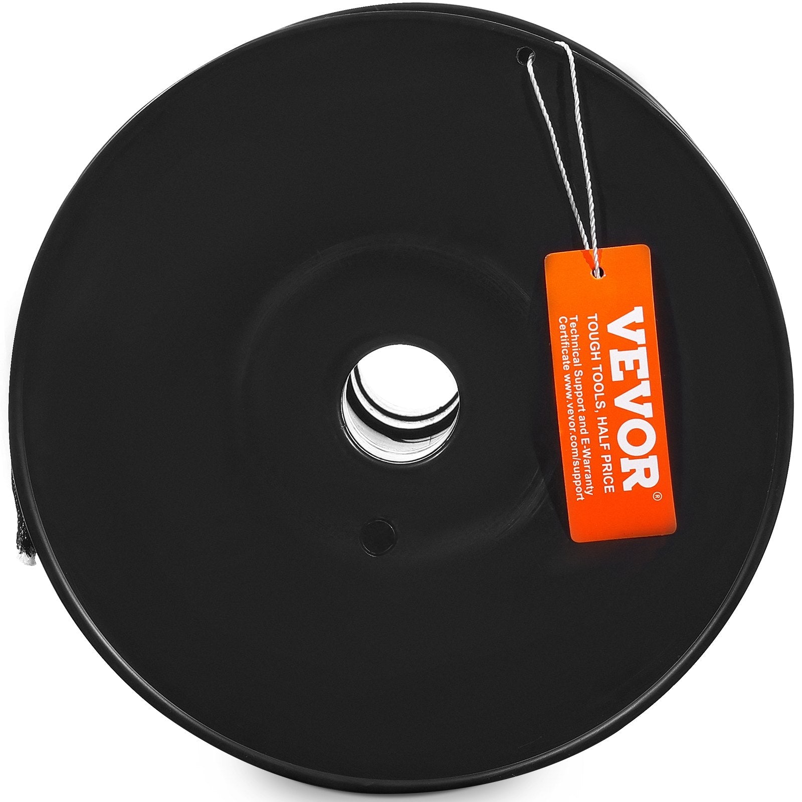 VEVOR Braided Nylon Rope, 3/16 in x 1000 ft, 32 Strands, 720 LBS Breaking Strength Outdoor Climbing Rope, Arborist Tree Climbing Rigging Rope for Rock Hiking Camping Swing Rappelling Rescue, Black