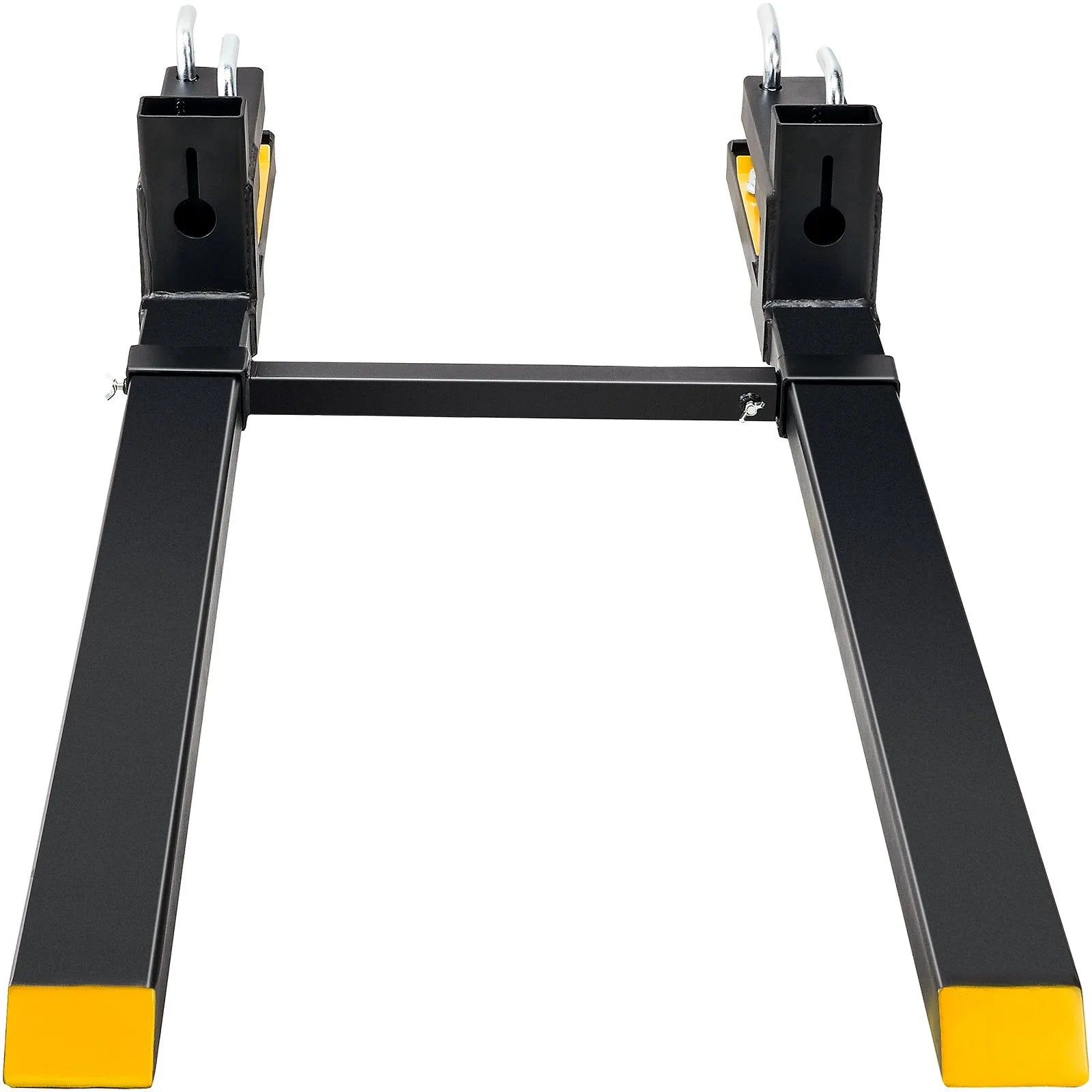 VEVOR Pallet Forks, 2000 lbs Clamp on Pallet Forks, 43" Total Length Heavy Duty Pallet Forks with Adjustable Stabilizer bar, Tractor Bucket Forks for Tractor Attachments, Skid Steer, Loader Bucket