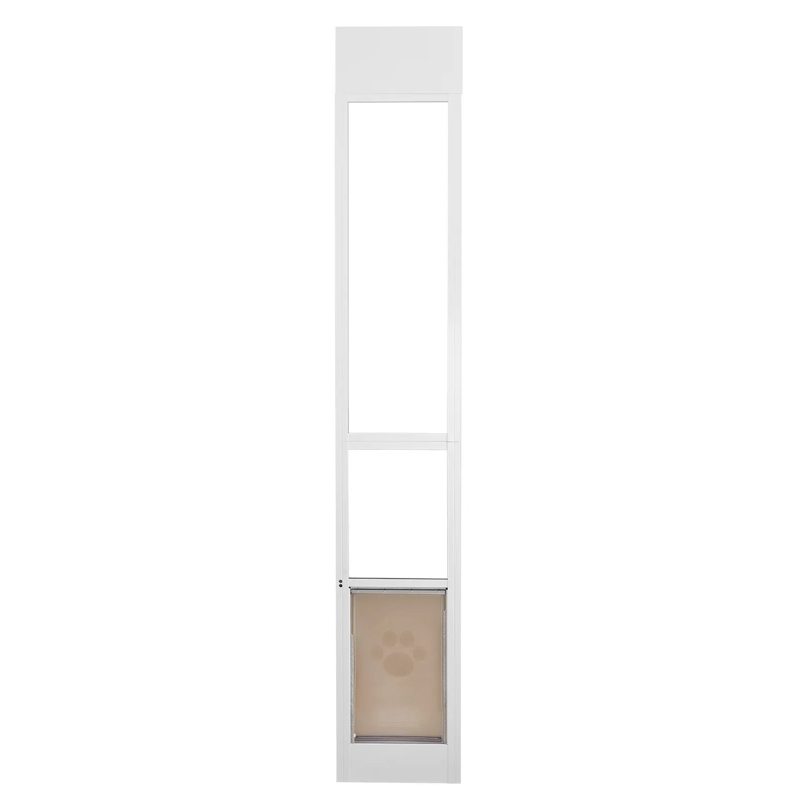 VEVOR Dog Door for Sliding Glass Door 75 7/8"-80 11/16" Adjustable Height L