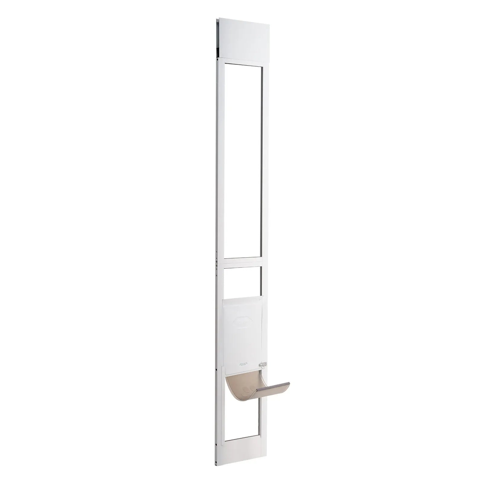 VEVOR Dog Door for Sliding Glass Door 75 7/8"-80 11/16" Adjustable Height M