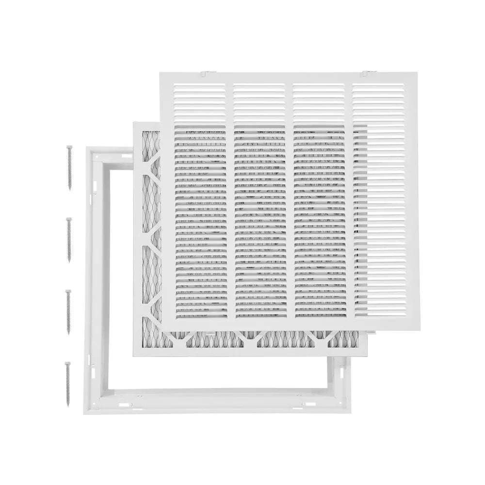 VEVOR Return Air Filter Grille Fits W20 x H20 Inch Duct Opening Size with Filter