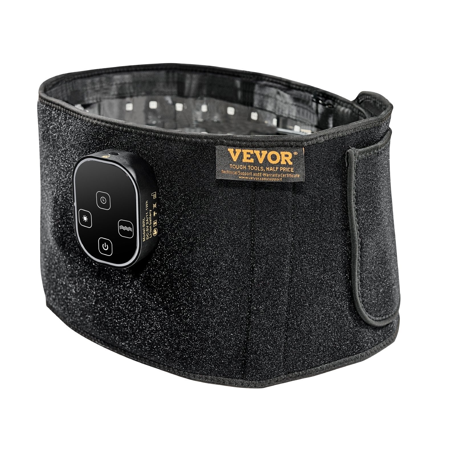 VEVOR Red Light Therapy Belt for Waist 660&850nm Red Light Therapy Pad 105 LEDs