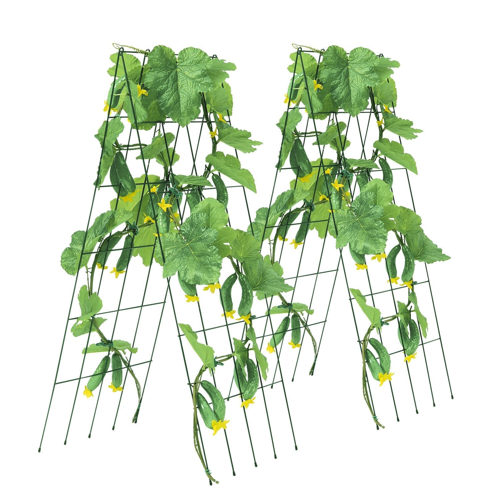 VEVOR A-Frame Cucumber Trellis 39"  x 32" Foldable Metal Garden Trellis