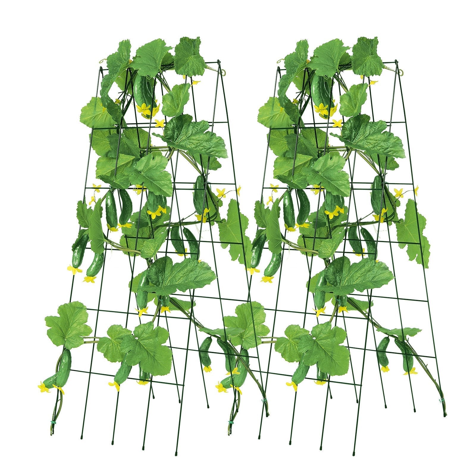 VEVOR A-Frame Cucumber Trellis 39"  x 32" Foldable Metal Garden Trellis