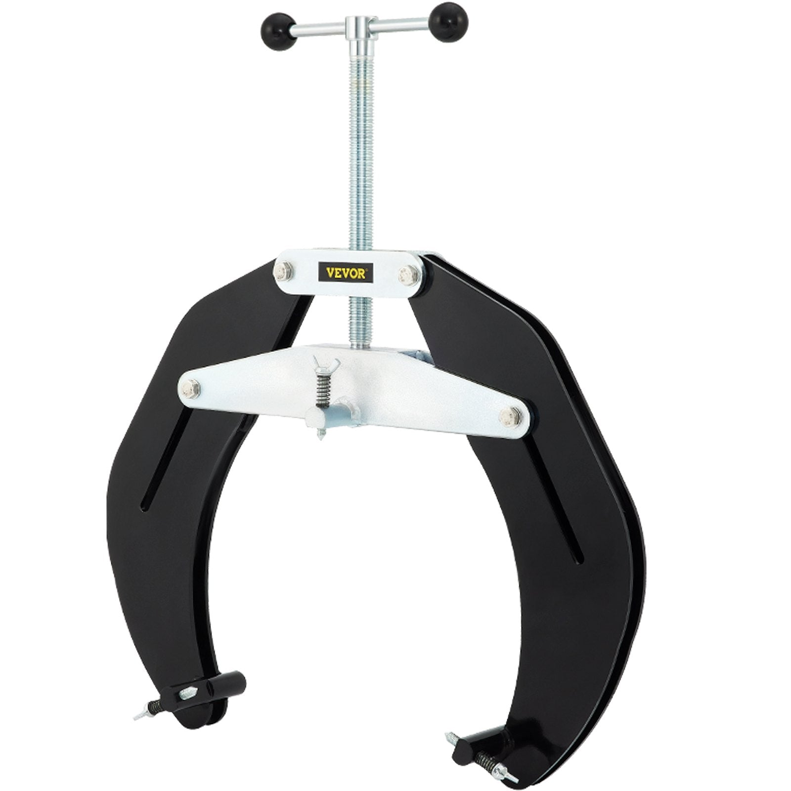 VEVOR Ultra Clamp, 5 to 12 In Diameter, High Strength Pipe Clamp with Quick Acting Screws, Steel Pipe Alignment Tool with Lightweight Design, Black