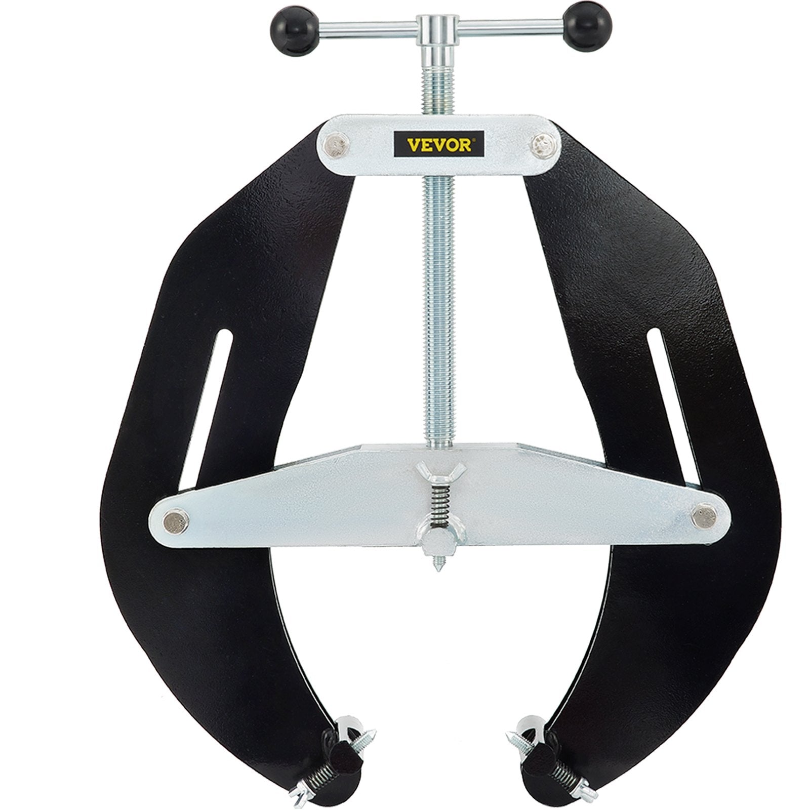 VEVOR Ultra Clamp, 5 to 12 In Diameter, High Strength Pipe Clamp with Quick Acting Screws, Steel Pipe Alignment Tool with Lightweight Design, Black