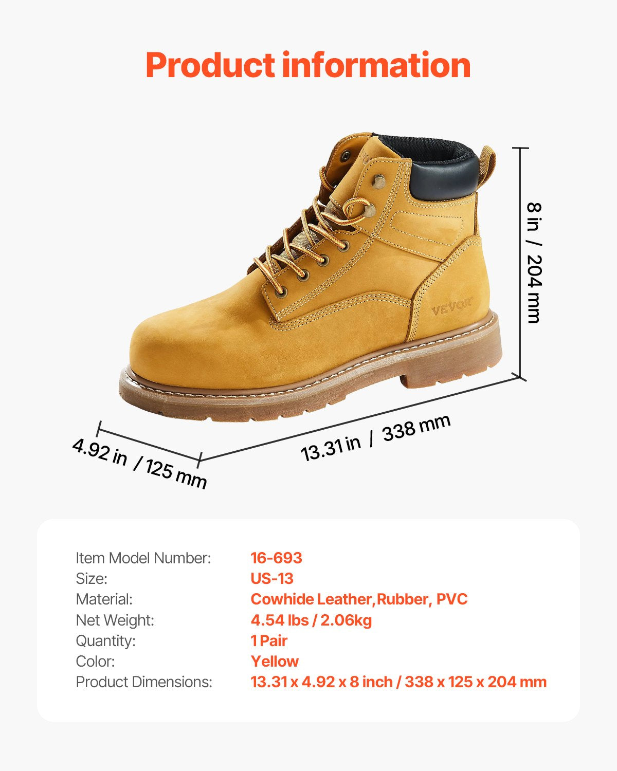 VEVOR 10Mil Plastic Sheeting Roll 10 x 65 FT Heavy Duty Film Black & White