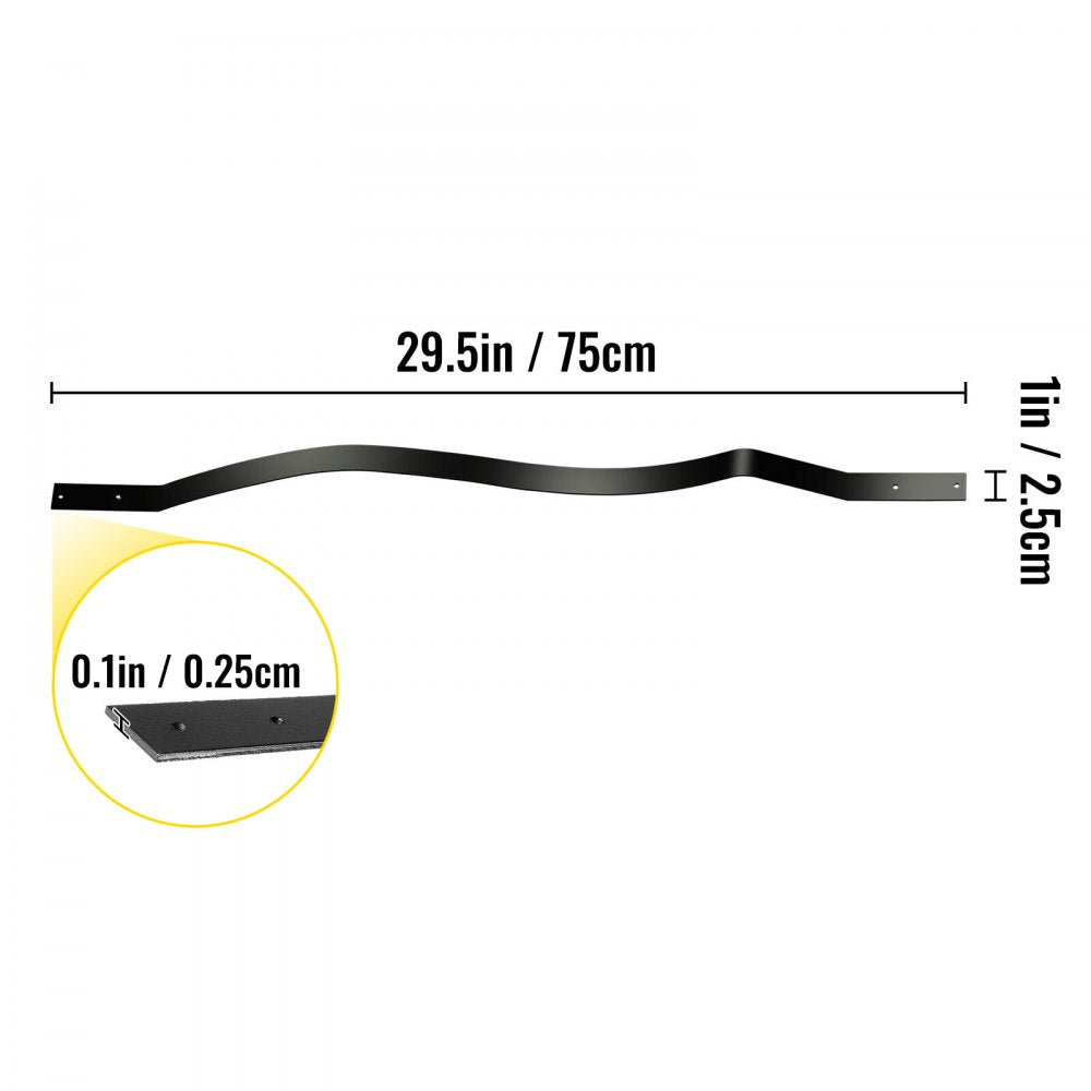 VEVOR Deck Balusters Metal Deck Spindles 61 Pack 29.5" Aluminum Alloy Railing