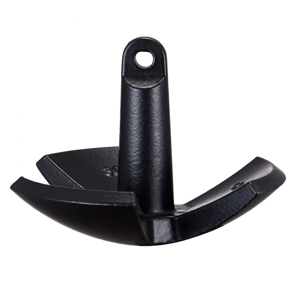 VEVOR River Anchor, 30 LBS Boat Anchor Cast Iron Black Vinyl-Coated, Marine Grade Mushroom Anchor for Boats Up To 30 ft, Impressive Holding Power in River and Mud Bottom Lakes