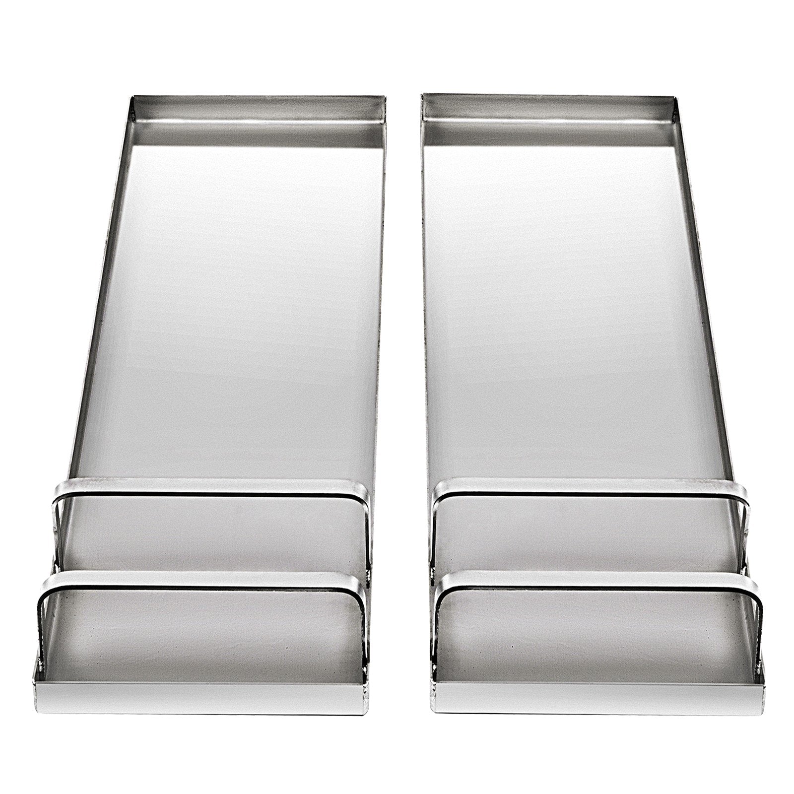 VEVOR Concrete Knee Boards 28'' x 8'' Slider Knee Boards, Kneeler Board Stainless Steel Knee boards, Concrete Board Slider Tools, Pair Moving Sliders with Rouned Conner, for Cement & Concrete Finish