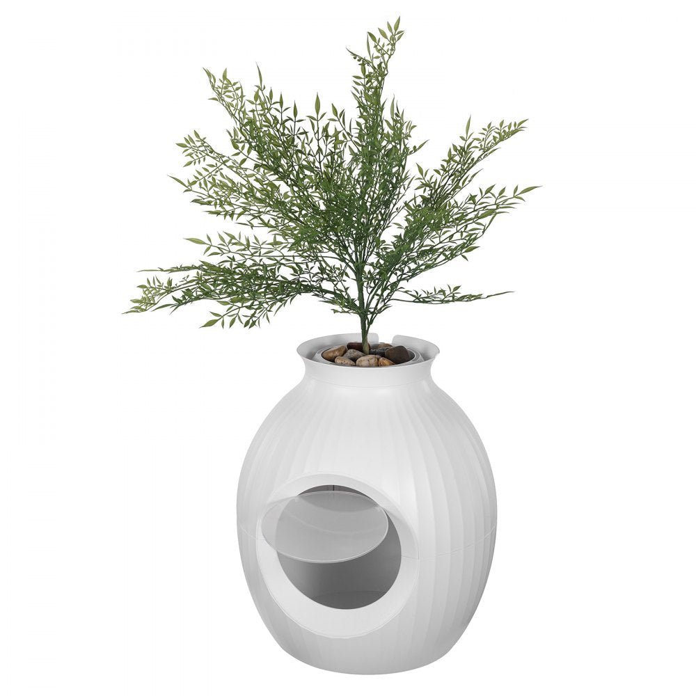 VEVOR Odor-Free Plant Cat Litter Box Hidden Cat Litter Box with Artificial Plant