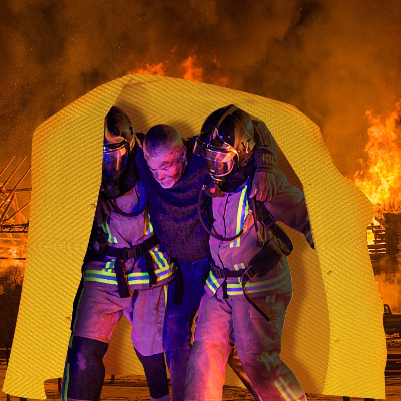 VEVOR 8 x 10 Ft Welding Blanket Gold Fiberglass Blanket Portable Fiberglass Fire Retardant Blanket Welding Mat Welding Fireproof Thermal Resistant Insulation With Carry Bag