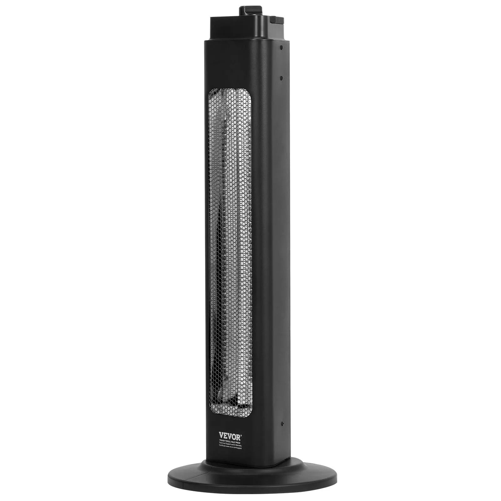 VEVOR Infrared Heater, 1500W Electric Space Heater with Remote Control & 3 Speeds & 24H Timer & Multiple Security Protections, Indoor/Outdoor for Bedroom,Studio,Porch,Dining Room,Studio