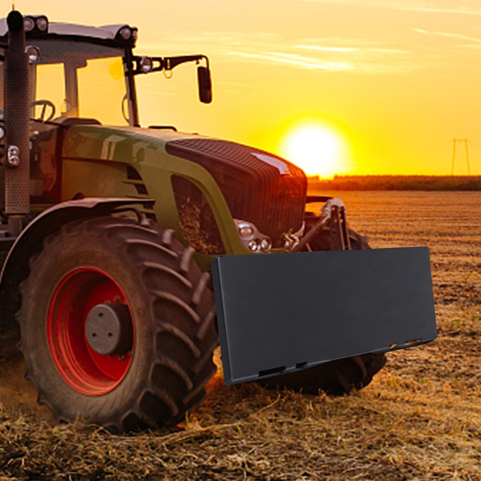 VEVOR Skid Steer Quick Attachment Plate & Conversion Adapter Latch Box 1/4"