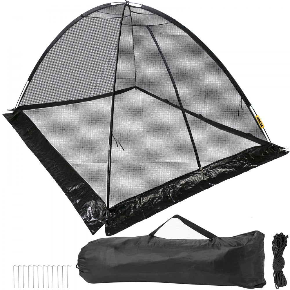 VEVOR Pond Cover Dome Garden Pond Net 9x12 FT Black Netting Covers for Leaves