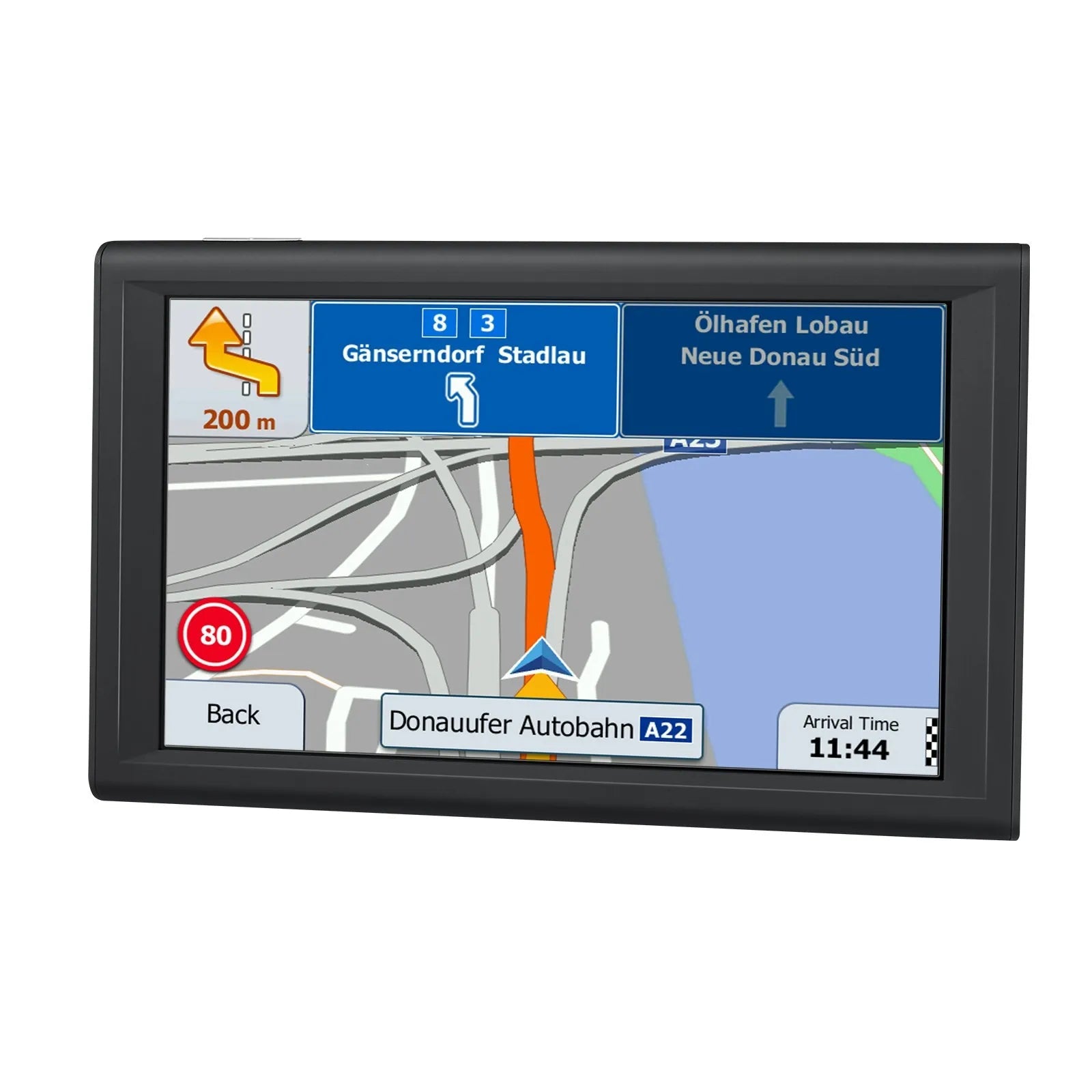 VEVOR GPS Navigator for Car, 9 inch Touch Screen 16GB GPS Navigation System with Built-in Dash Cam, Voice Turn-by-Turn Guidance, Speed and Red Light Warning, Custom Truck Routing, for Car Truck RV