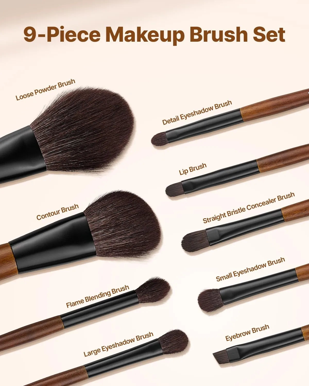 Professional Makeup Brush Sets – 3 Variants Available