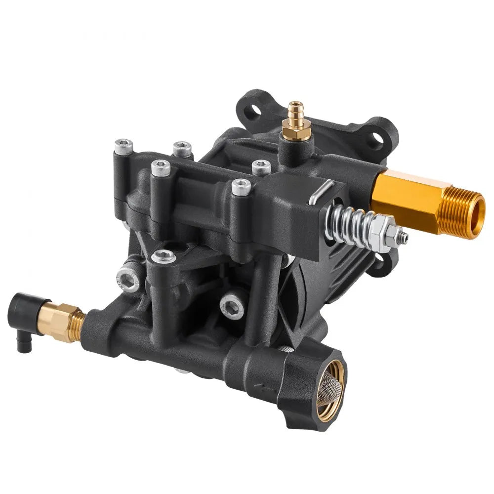 VEVOR Pressure Washer Pump 3/4" Shaft Horizontal 3500 PSI 2.5GPM with 5 Nozzles