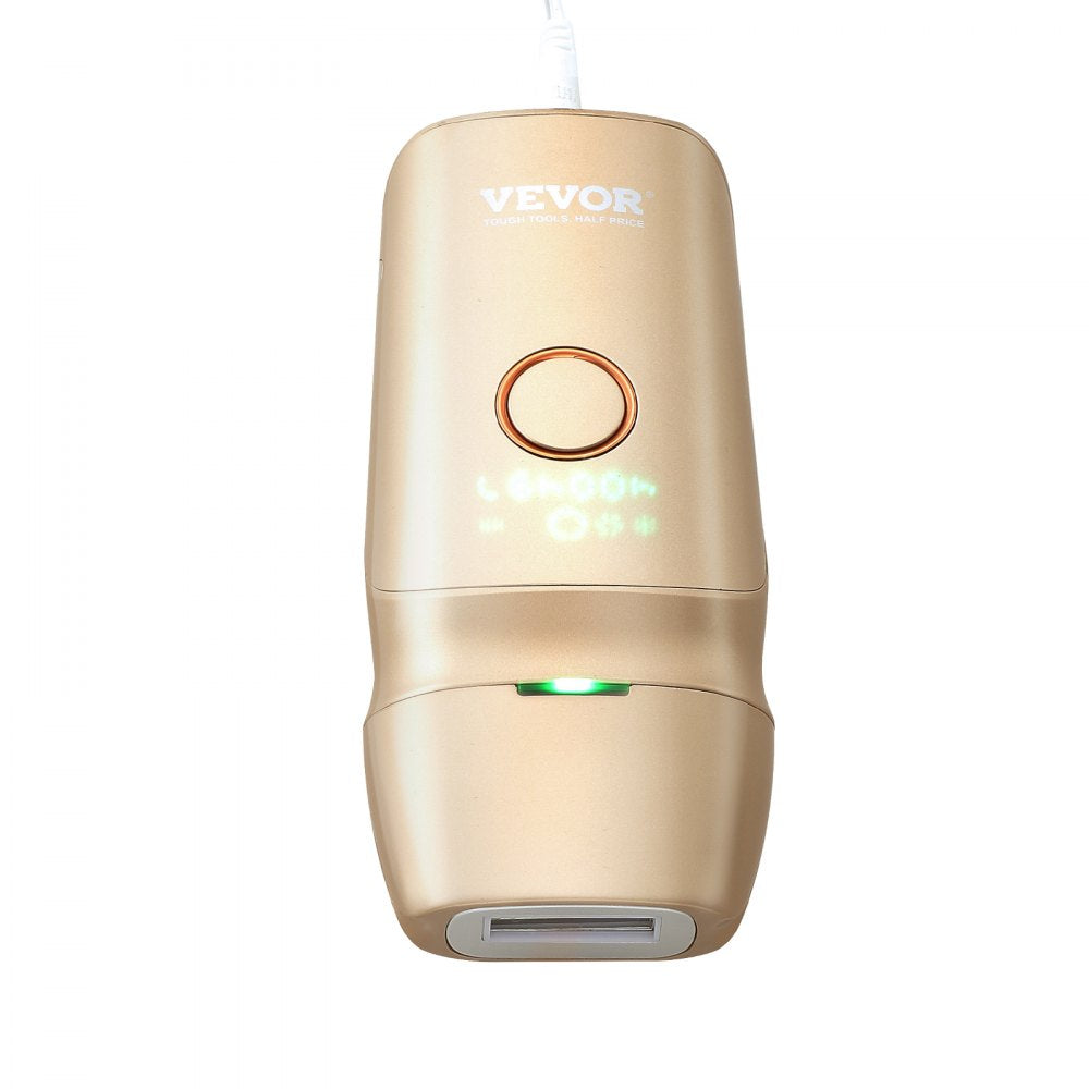VEVOR Laser Hair Removal, IPL Permanent Hair Removal with Ice Cooling System for Women Men, Auto/Manual Modes & 5 Levels, Painless At-Home Hair Removal Device for Legs, Arms, Armpits, Bikini Line