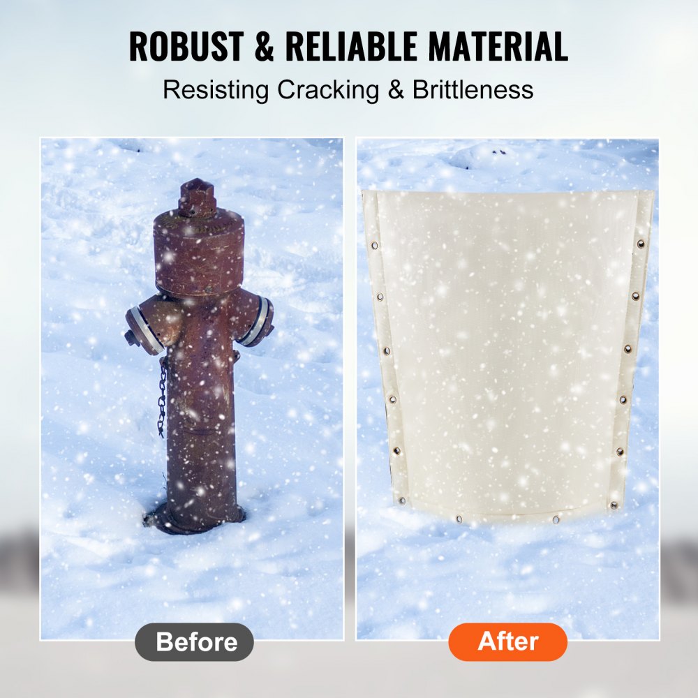 VEVOR Well Head Pump Cover 24x24 in Pipe Insulation Cover Sprinkler for Outside