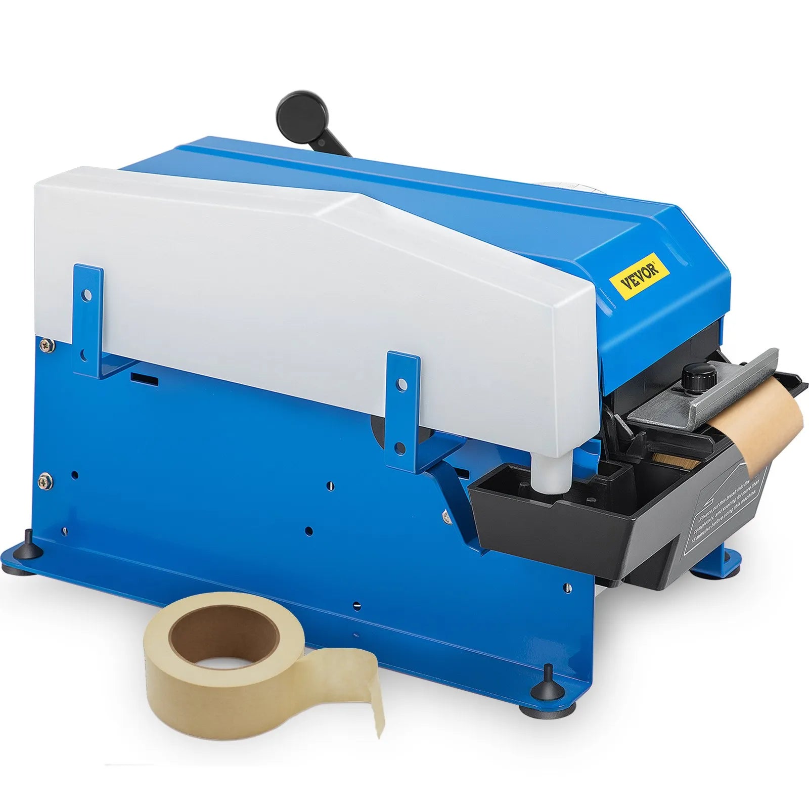 VEVOR Tape Dispenser, Maximum 39.4" x 3.94" Tape, Adjustable Length, Width & Water Level, Manual Water-Activated Tape Dispenser w/ Water Brush, Carton Packaging for Express Box, Gift Box