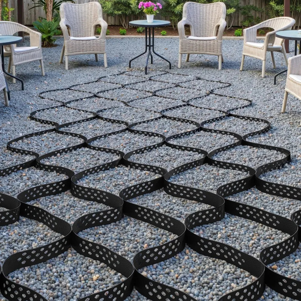 VEVOR Ground Grid 2-Inch Depth Geocell Grid 16.4x6.5FT / 5000x1980mm for Gravel