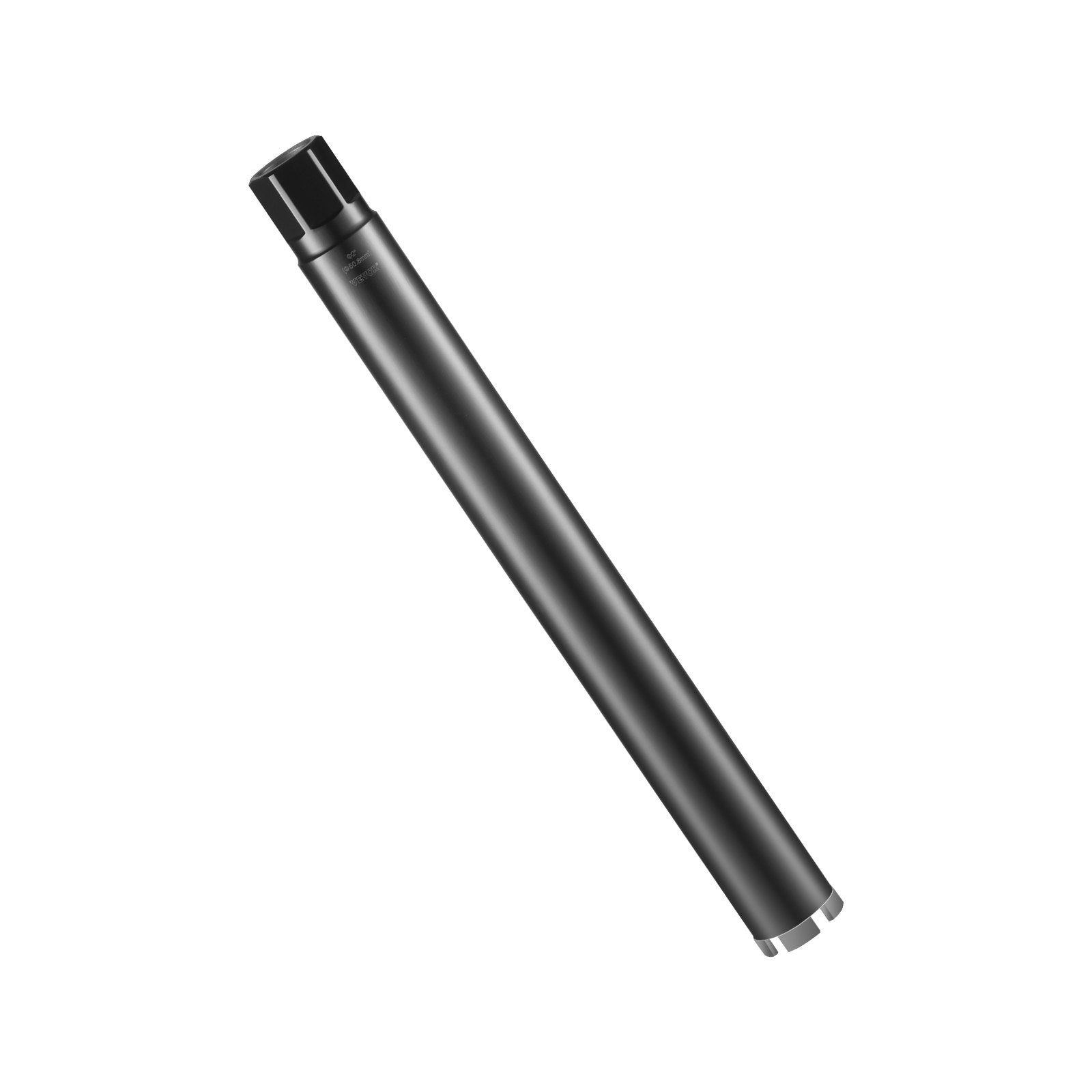 VEVOR Core Drill Bit, 2" Wet Diamond Core Drill Bits, 14" Drilling Depth Concrete Core Drill Bit with Saw Blade, 1-1/4"-7 Inner Thread, Laser Welding, Diamond Wet Coring Bit for Concrete Brick