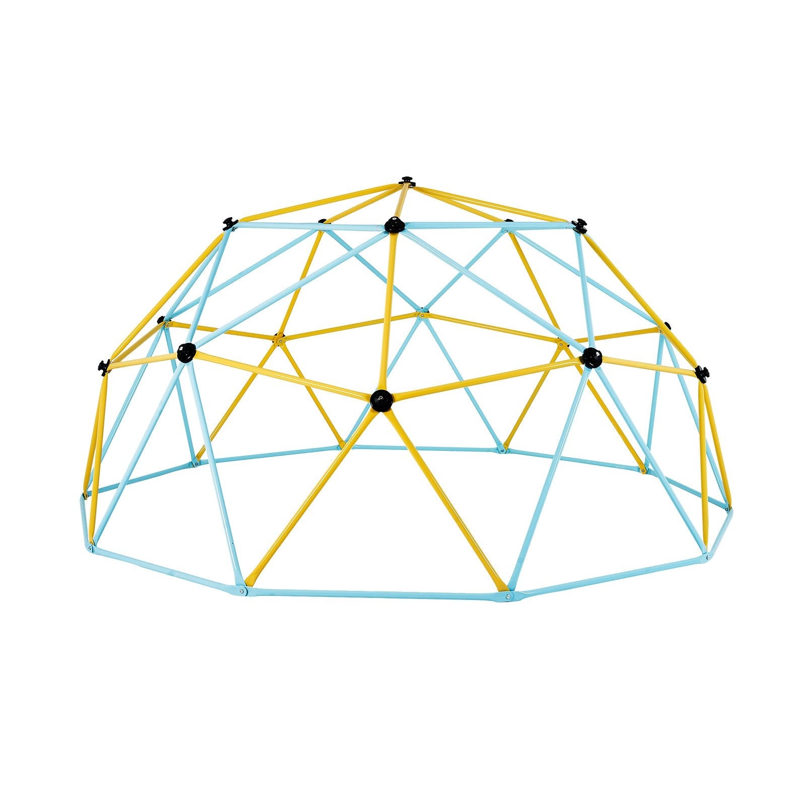 VEVOR Climbing Dome, 10FT Geometric Dome Climber Play Center for Kids 3 to 10 Years Old, Jungle Gym Supports 750LBS and Easy Assembly, with Climbing Grip, Outdoor Backyard Play Equipment for Kids