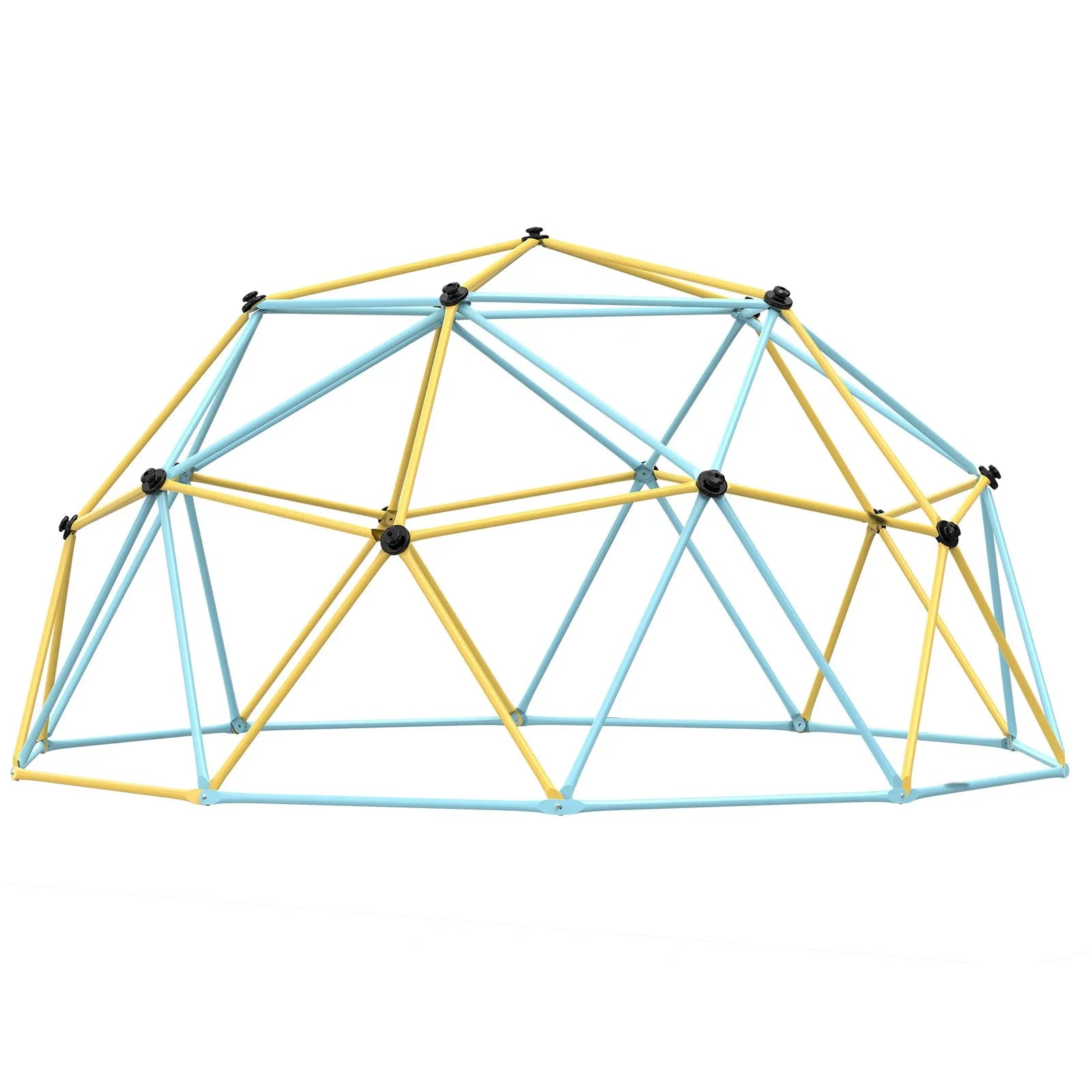 VEVOR Climbing Dome, 12FT Geometric Dome Climber Play Center for Kids 3 to 10 Years Old, Jungle Gym Supports 750LBS and Easy Assembly, with Climbing Grip, Outdoor Backyard Play Equipment for Kids