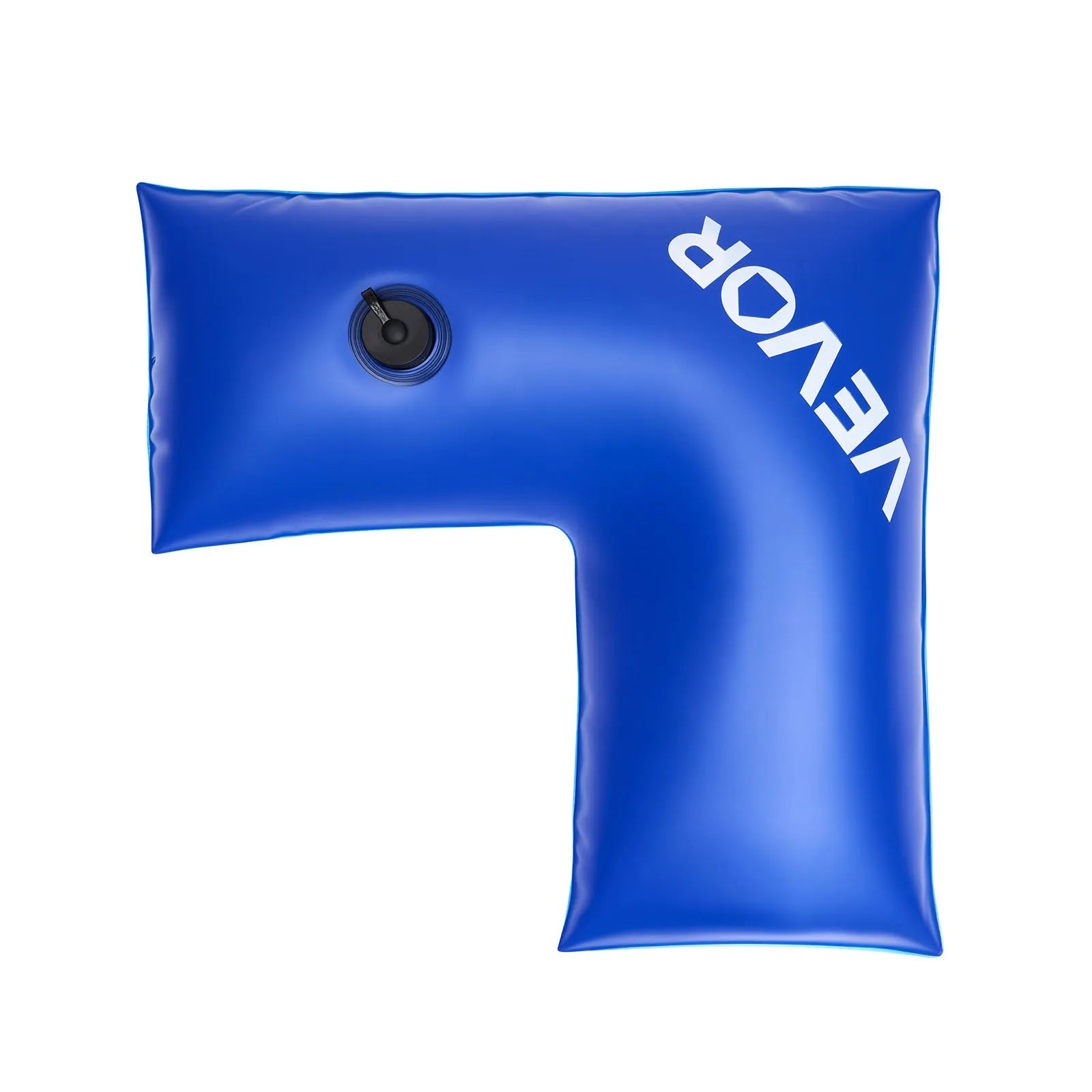 VEVOR Corner Pool Water Tubes, 4 Pack 22.4 x 22.2 in, Corner Winter Water Bags with Leakproof Screw Cap, 0.4mm Heavy Duty PVC, Cold-Resistant Weights for Inground Swimming Pool Covers