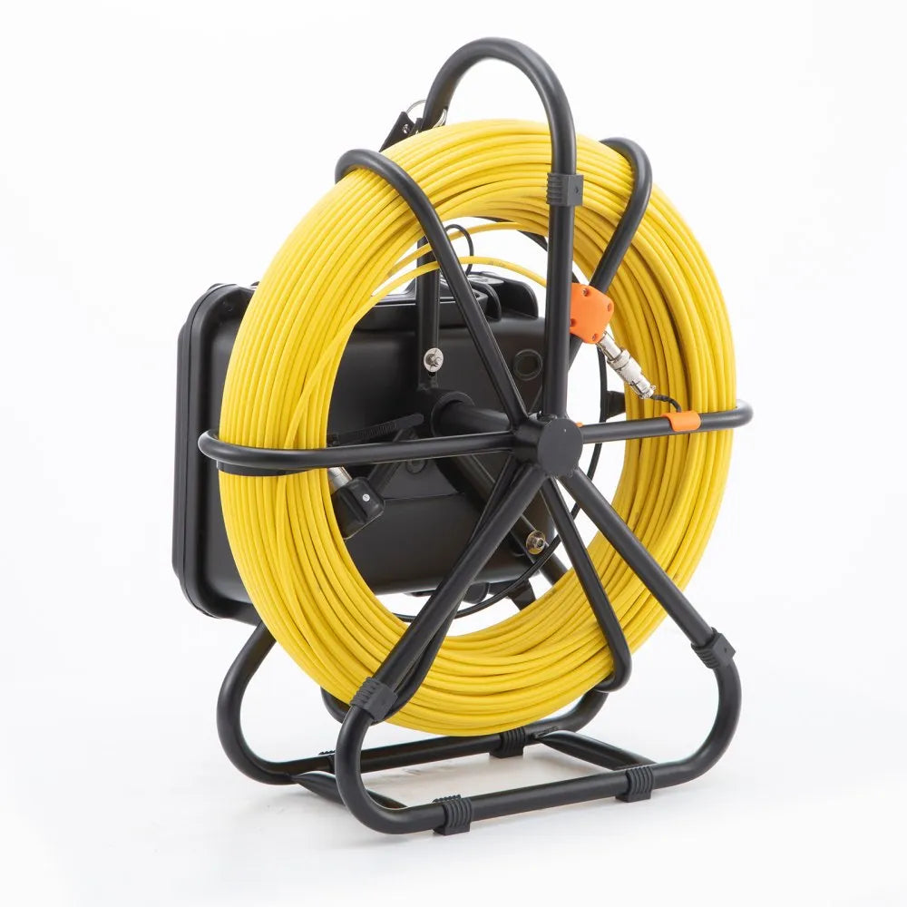 VEVOR Sewer Camera, 393 ft/120 m, 9" Screen Pipeline Inspection Camera with DVR Function, Waterproof IP68 Camera w/12 Adjustable LEDs, w/a 16 GB SD Card, for Sewer Line, Home, Duct Drain Pipe Plumbing
