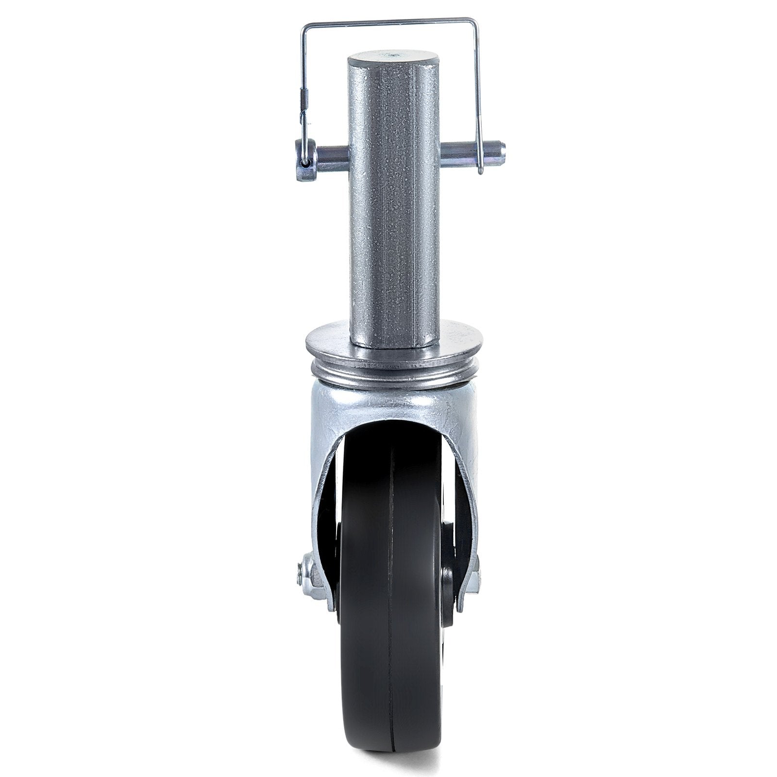 VEVOR 4 Pack 5 Inch Iron Core Polyurethane Swivel Caster with Dual Locking Brake Adjustable Legs 440 LBS Capacity per Wheel