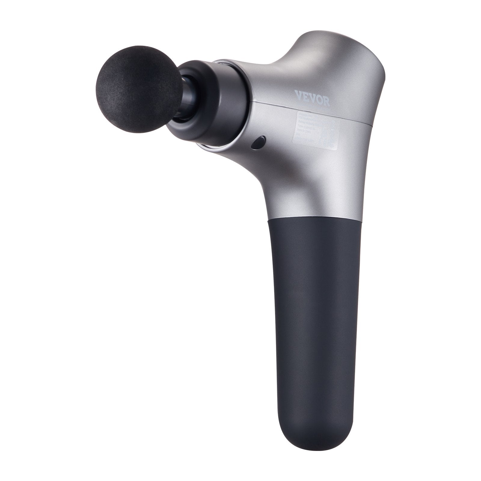 VEVOR Massage Gun Deep Tissue, Percussion Muscle Massager for Athletes - with 6 Speed Levels & 4 Massage Heads, 12V 2500mAh Batteries, Handheld Electric Massage Gun for Pain Relief, Muscle Relaxation