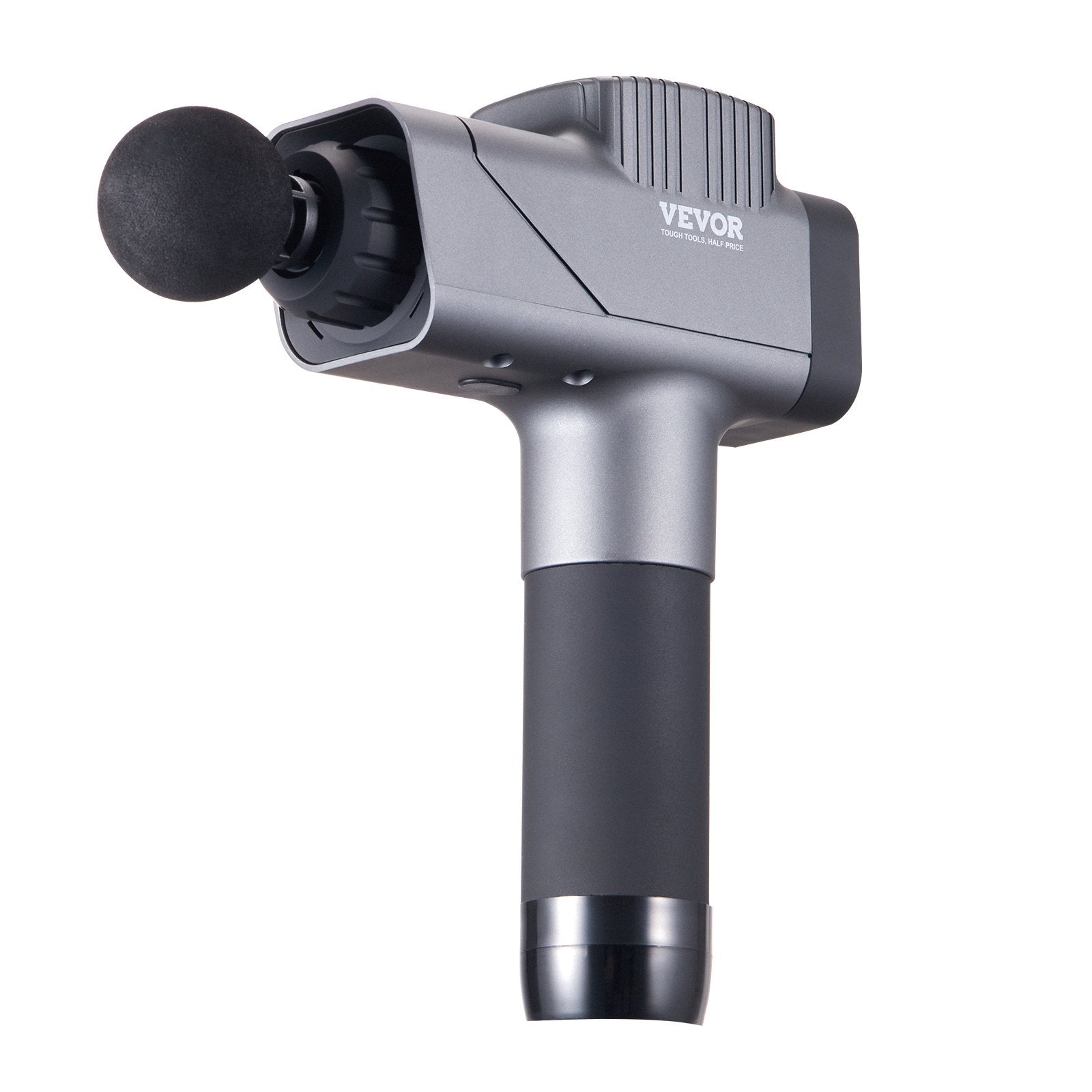 VEVOR Massage Gun Deep Tissue, Percussion Muscle Massager for Athletes - with 8 Speed Levels & 6 Massage Heads, 16V 2500mAh Batteries, Handheld Electric Massage Gun for Pain Relief, Muscle Relaxation