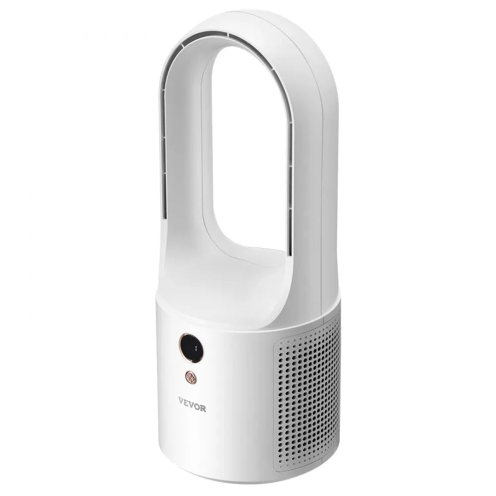 VEVOR Portable Desk Bladeless Fan 12.99" 6-Speed Quiet Fan for Bedroom & Office